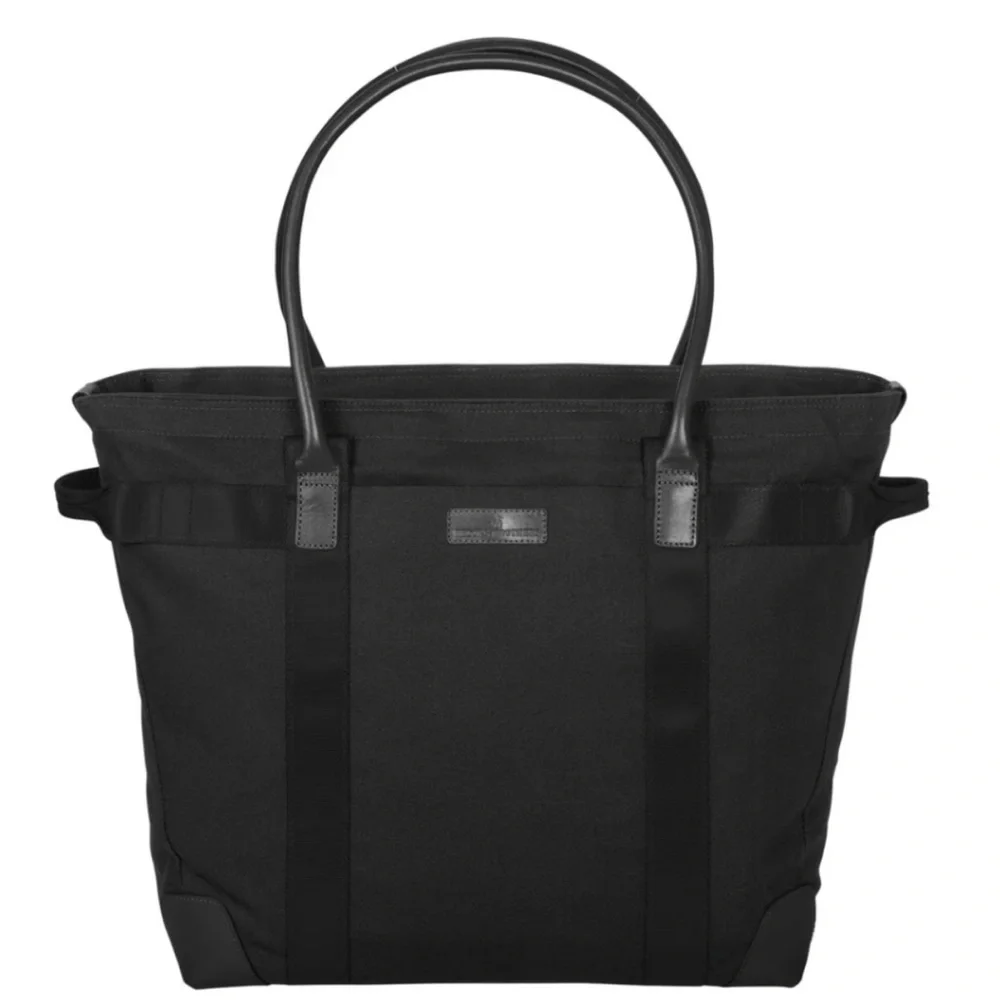 Brooks Brothers Black Wells Laptop Tote - Picture 1 of 9
